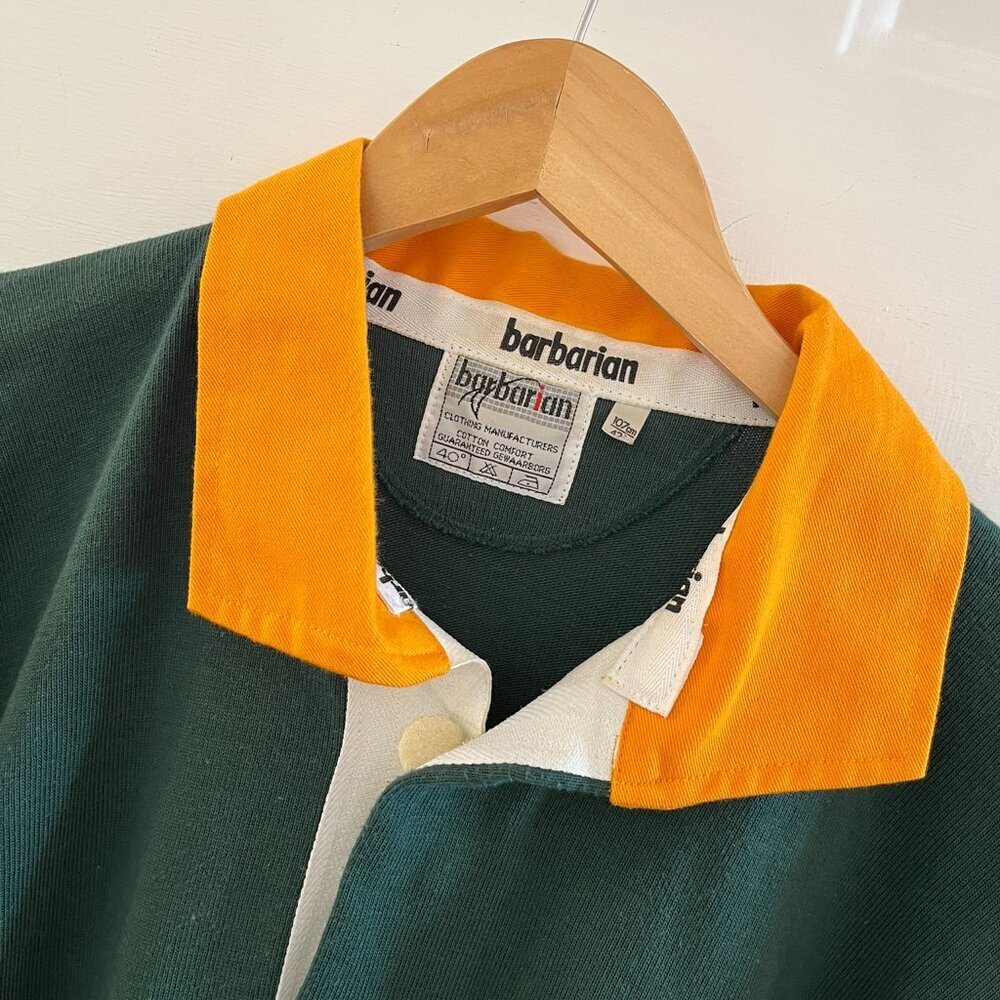 Barbarian Vintage Canada South African Green Rugby Shirt Sz 42 - Picture 5 of 6